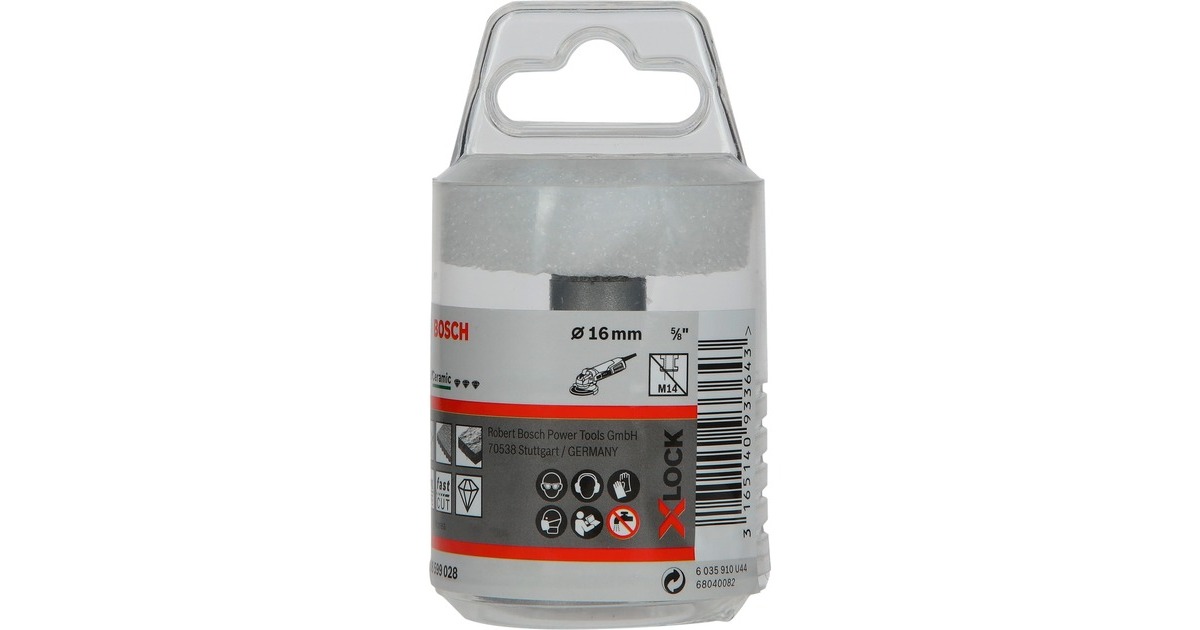 Bosch X-LOCK Diamanttrockenbohrer Best for Ceramic Dry Speed(Ø 16mm)