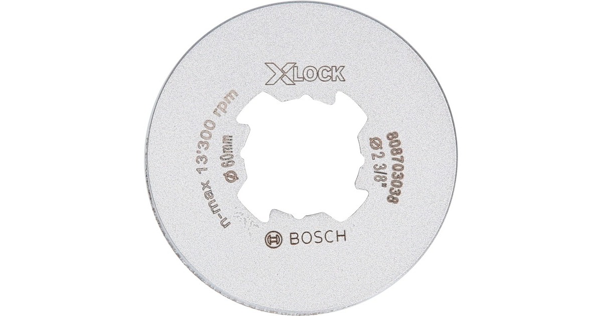 Bosch X-LOCK Diamanttrockenbohrer Best for Ceramic Dry Speed(Ø 60mm)