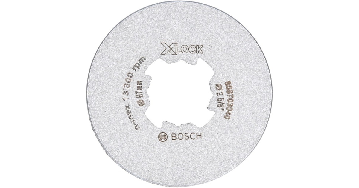 Bosch X-LOCK Diamanttrockenbohrer Best for Ceramic Dry Speed(Ø 67mm)