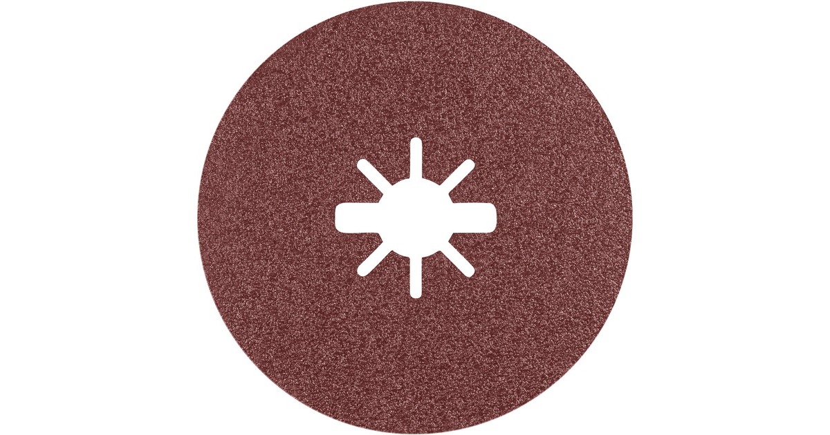 Bosch X-LOCK Expert R781 Prisma Ceramic Fiberschleifscheibe, Ø 115mm, K60(25 Stück, Bohrung 22,23mm)