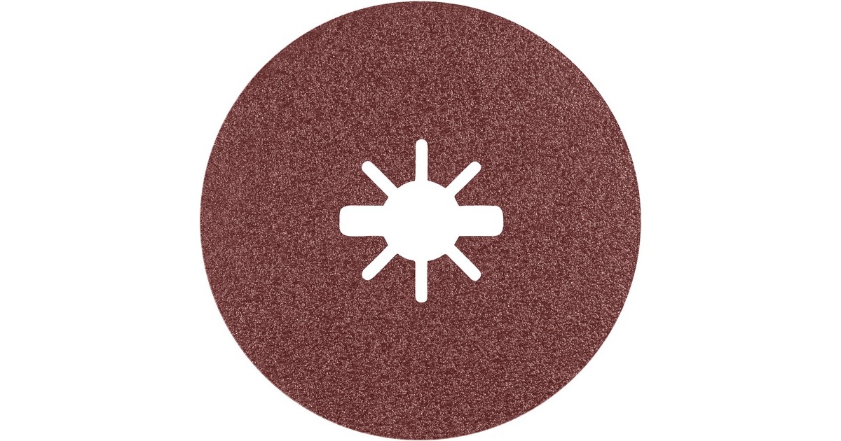 Bosch X-LOCK Expert R781 Prisma Ceramic Fiberschleifscheibe, Ø 115mm, K80(25 Stück, Bohrung 22,23mm)