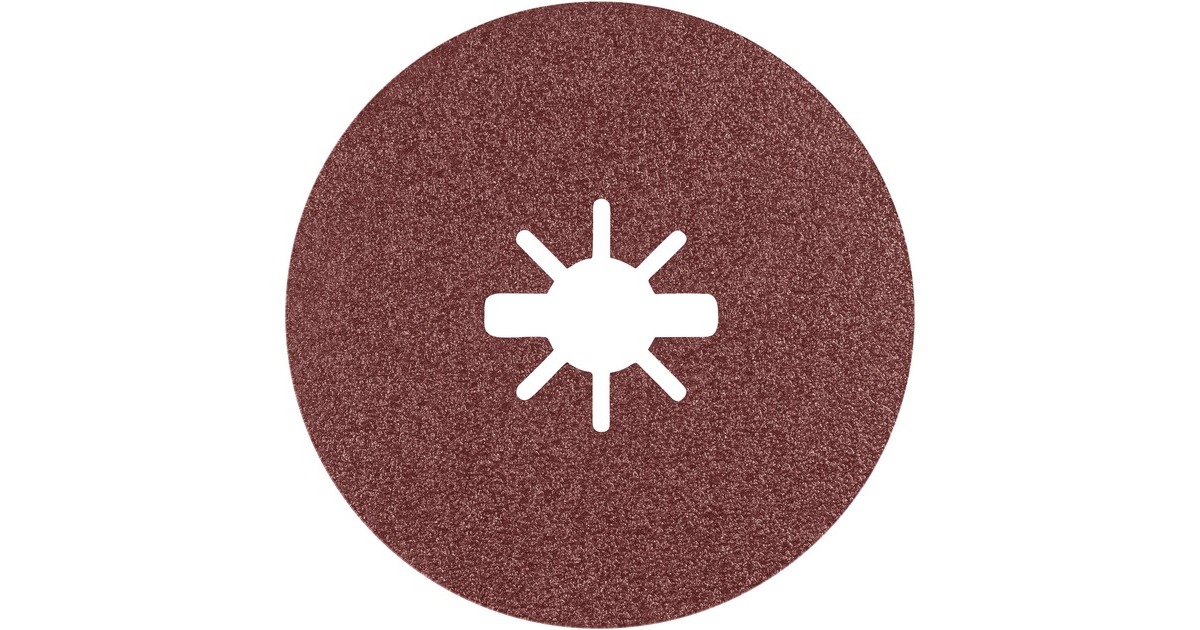 Bosch X-LOCK Expert R781 Prisma Ceramic Fiberschleifscheibe, Ø 115mm, K80(5 Stück, Bohrung 22,23mm)