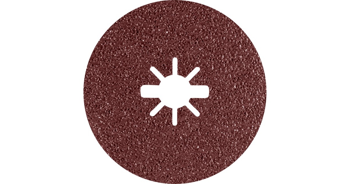 Bosch X-LOCK Expert R781 Prisma Ceramic Fiberschleifscheibe, Ø 125mm, K36(25 Stück, Bohrung 22,23mm)