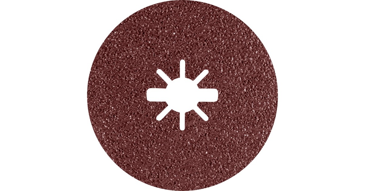 Bosch X-LOCK Expert R781 Prisma Ceramic Fiberschleifscheibe, Ø 125mm, K36(5 Stück, Bohrung 22,23mm)