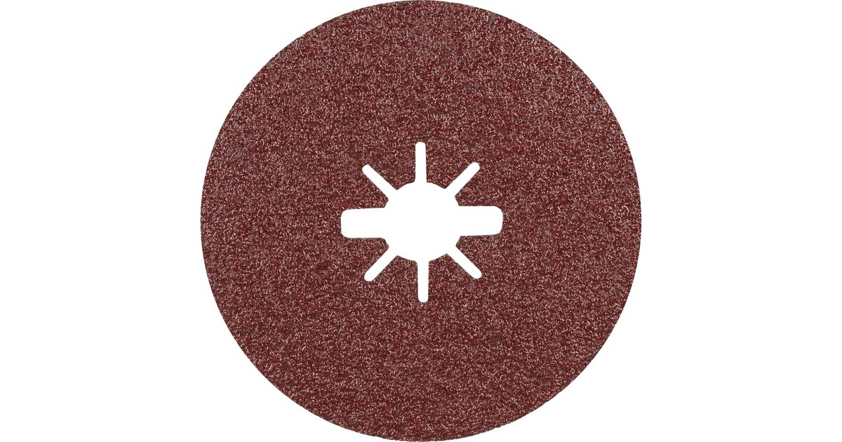 Bosch X-LOCK Expert R781 Prisma Ceramic Fiberschleifscheibe, Ø 125mm, K60(25 Stück, Bohrung 22,23mm)