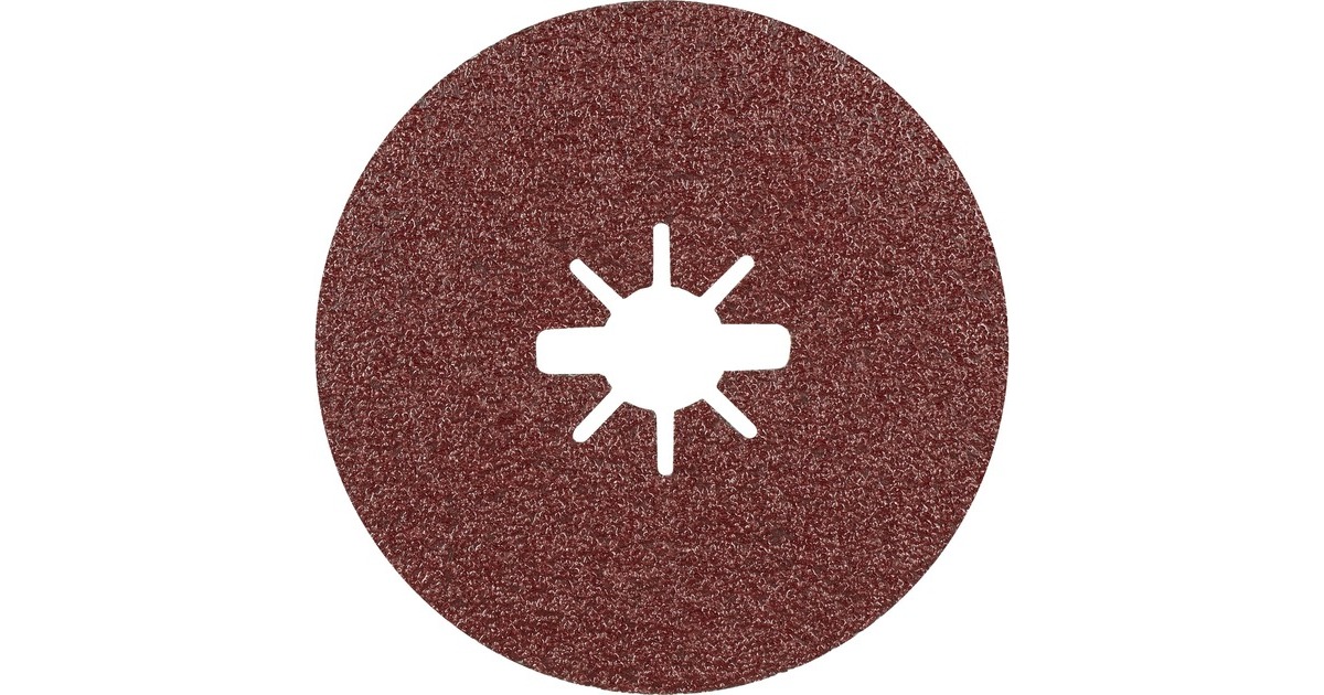 Bosch X-LOCK Expert R781 Prisma Ceramic Fiberschleifscheibe, Ø 125mm, K60(5 Stück, Bohrung 22,23mm)