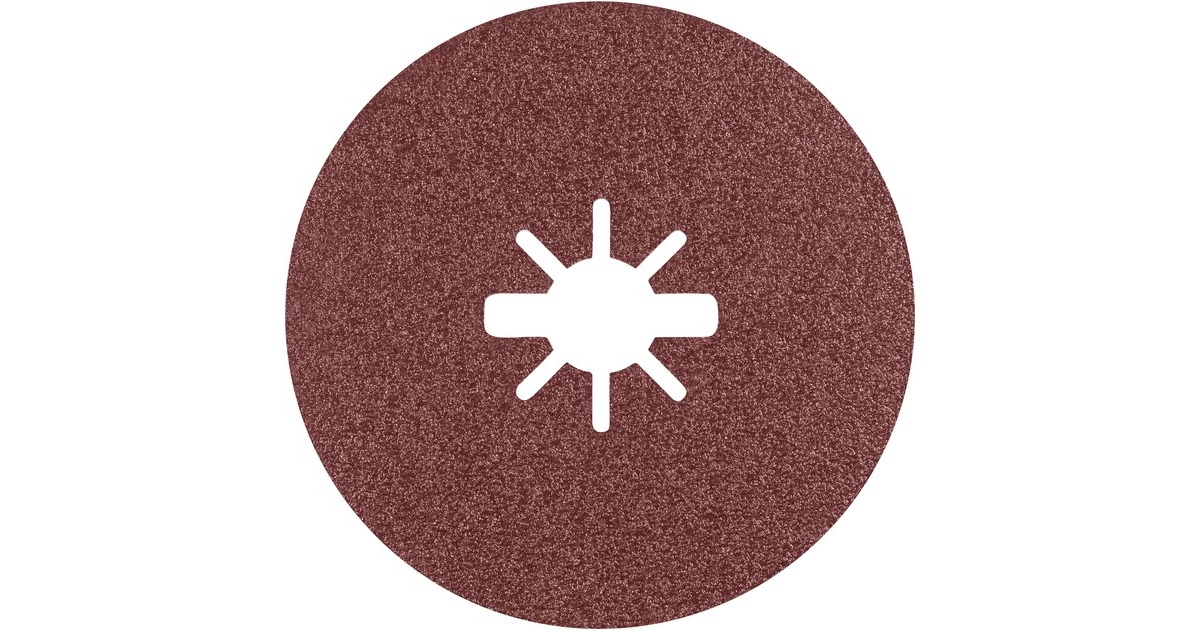 Bosch X-LOCK Expert R781 Prisma Ceramic Fiberschleifscheibe, Ø 125mm, K80(5 Stück, Bohrung 22,23mm)