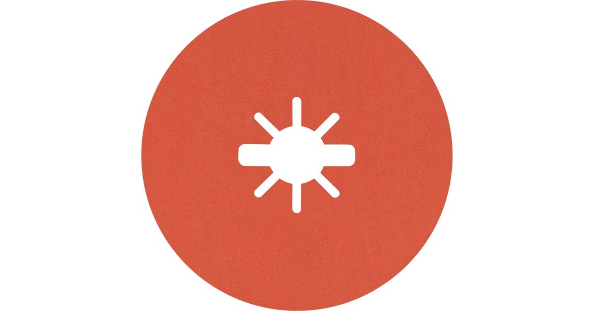 Bosch X-LOCK Expert R782 Prisma Ceramic Fiberschleifscheibe, Ø 115mm, K120(25 Stück, Bohrung 22,23mm)