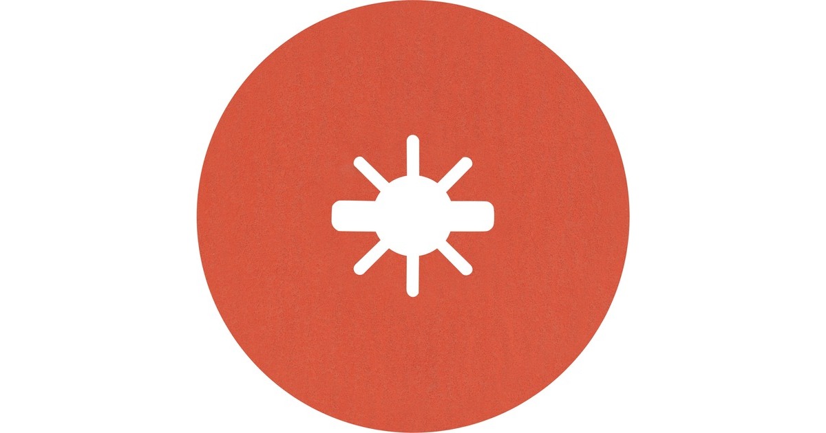 Bosch X-LOCK Expert R782 Prisma Ceramic Fiberschleifscheibe, Ø 115mm, K120(5 Stück, Bohrung 22,23mm)