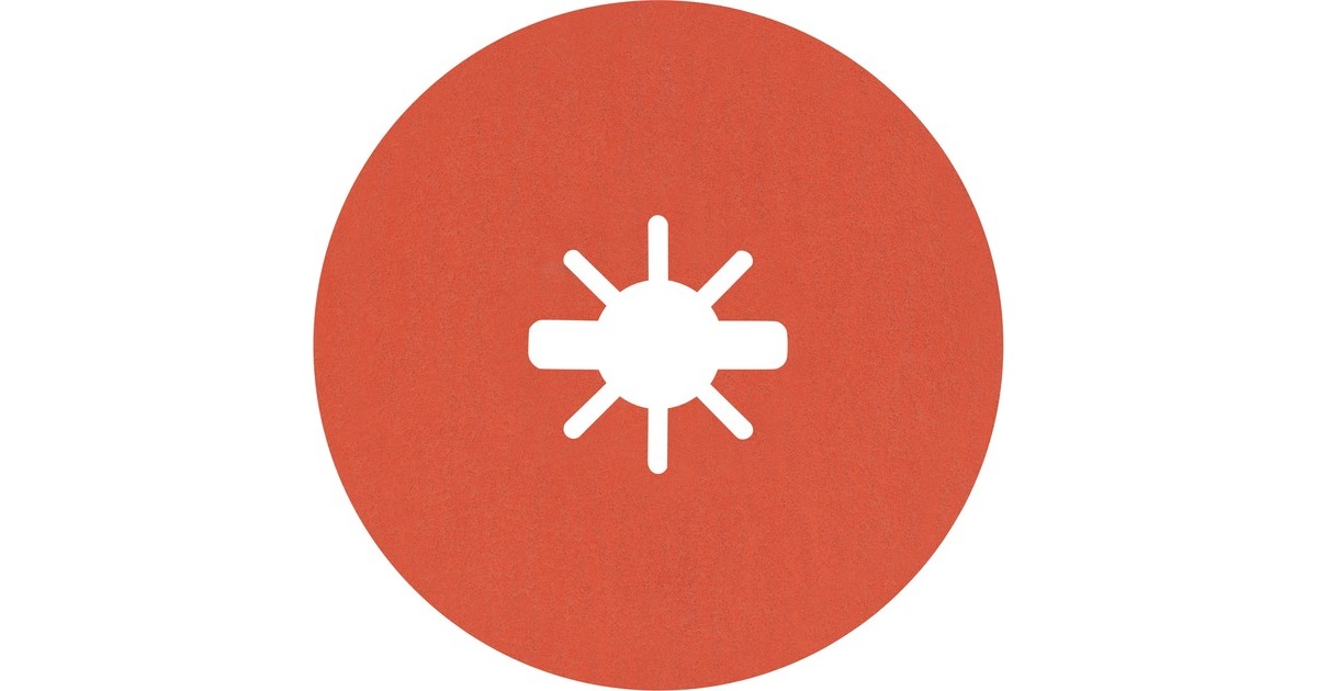 Bosch X-LOCK Expert R782 Prisma Ceramic Fiberschleifscheibe, Ø 115mm, K60(25 Stück, Bohrung 22,23mm)