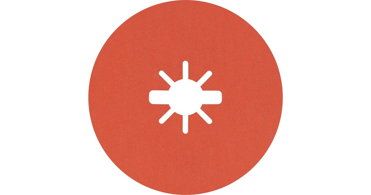 Bosch X-LOCK Expert R782 Prisma Ceramic Fiberschleifscheibe, Ø 115mm, K60(5 Stück, Bohrung 22,23mm)