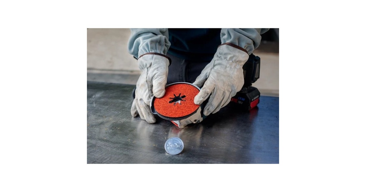 Bosch X-LOCK Expert R782 Prisma Ceramic Fiberschleifscheibe, Ø 115mm, K60(5 Stück, Bohrung 22,23mm)