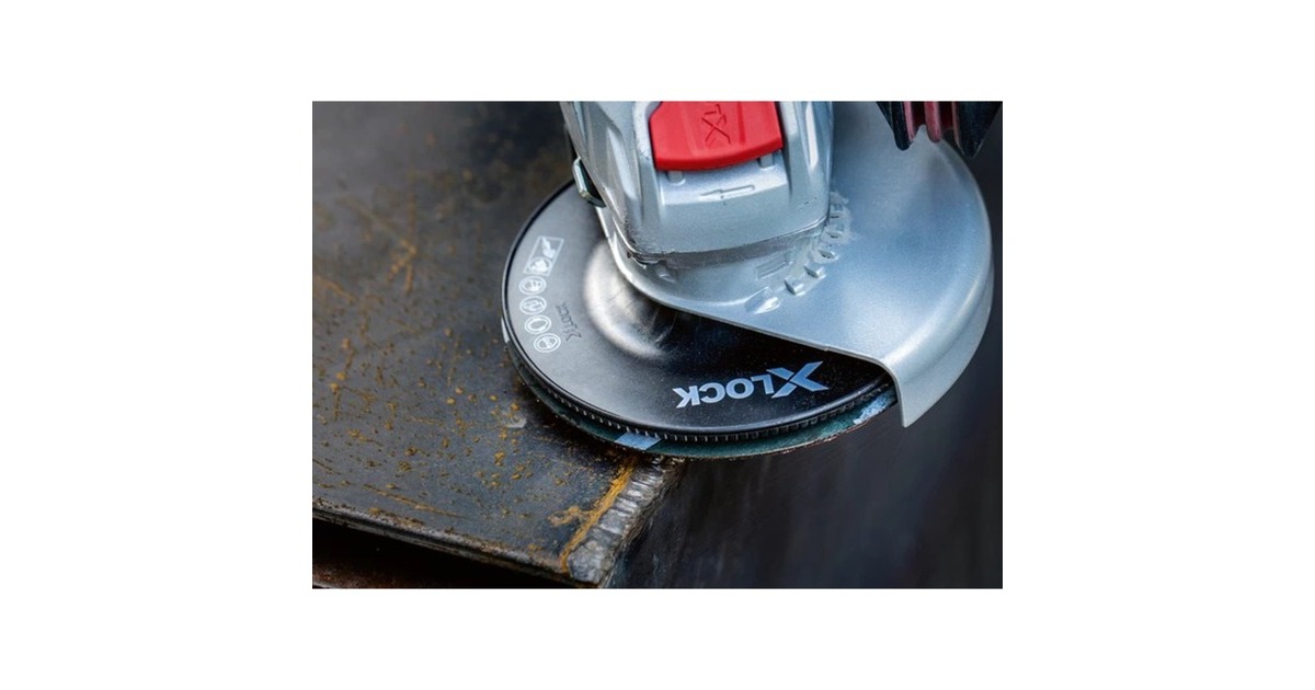 Bosch X-LOCK Expert R782 Prisma Ceramic Fiberschleifscheibe, Ø 115mm, K60(5 Stück, Bohrung 22,23mm)