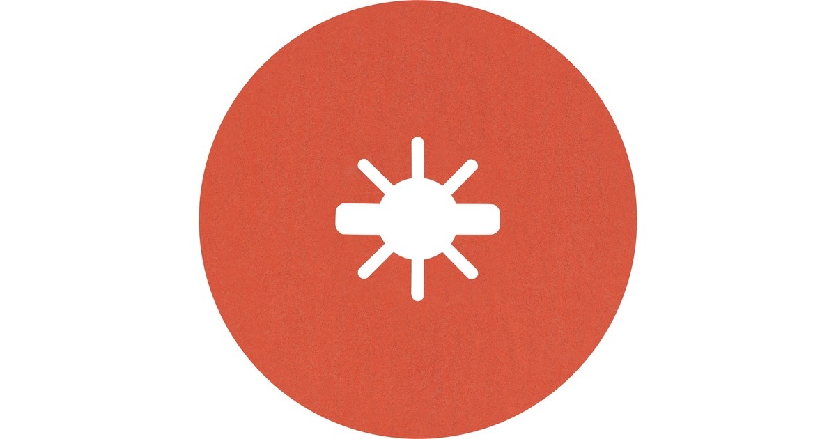 Bosch X-LOCK Expert R782 Prisma Ceramic Fiberschleifscheibe, Ø 125mm, K120(5 Stück, Bohrung 22,23mm)