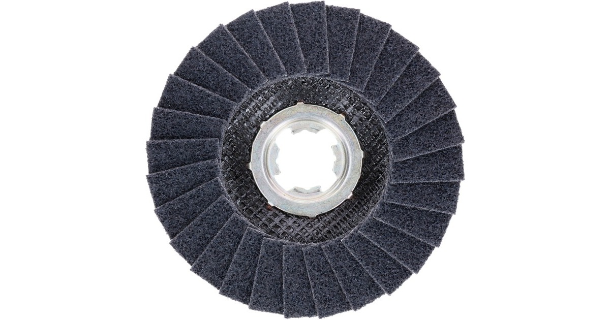 Bosch X-LOCK Fächerscheibe EXPERT N475 SCM, Ø 125mm, Schleifscheibe(Bohrung 22,23mm, Grob)