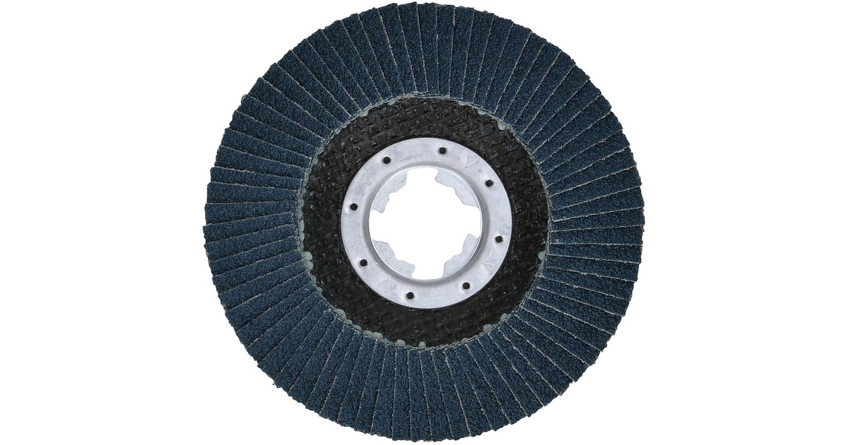 Bosch X-LOCK Fächerscheibe X571 Best for Metal, Ø 115mm, K40, Schleifscheibe(Bohrung 22,23mm, abgewinkelt)