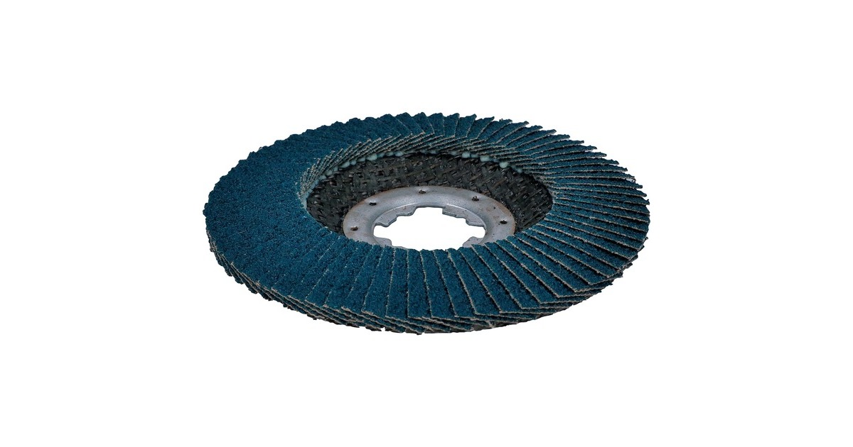 Bosch X-LOCK Fächerscheibe X571 Best for Metal, Ø 115mm, K40, Schleifscheibe(Bohrung 22,23mm, abgewinkelt)