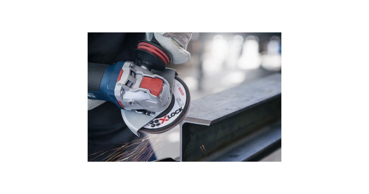 Bosch X-LOCK Fächerscheibe X571 Best for Metal, Ø 125mm, K40, Schleifscheibe(Bohrung 22,23mm, abgewinkelt)