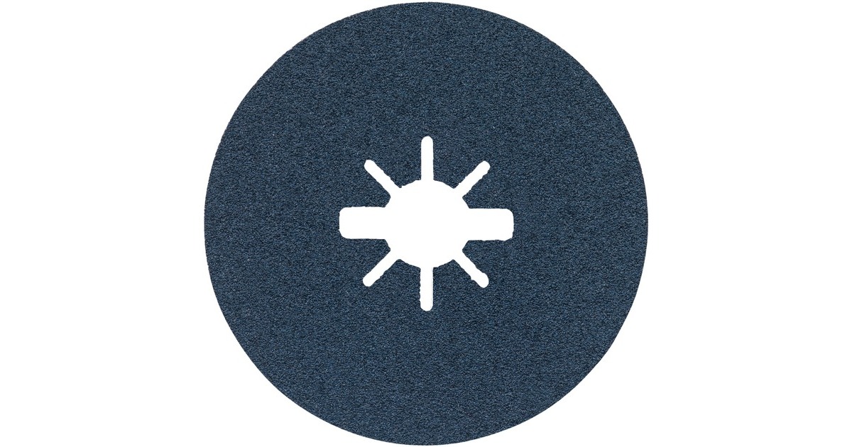 Bosch X-LOCK Fiberschleifscheibe R574 Best for Metal, Ø 125mm, K60(Bohrung 22,23mm)