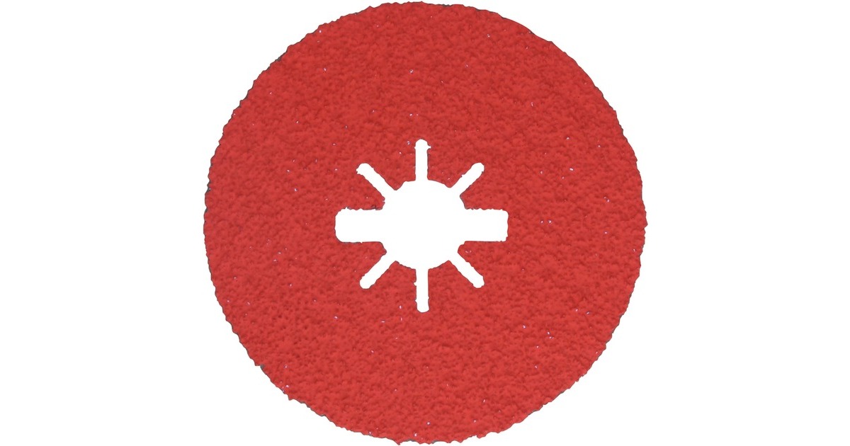 Bosch X-LOCK Fiberschleifscheibe R780 Best for Metal and Inox, Ø 115mm, K50(Bohrung 22,23mm)