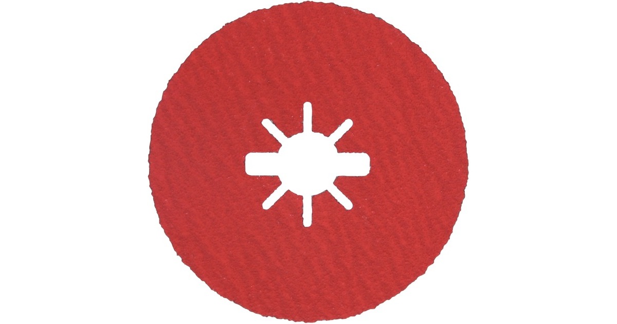 Bosch X-LOCK Fiberschleifscheibe R780 Best for Metal and Inox, Ø 115mm, K60(Bohrung 22,23mm)