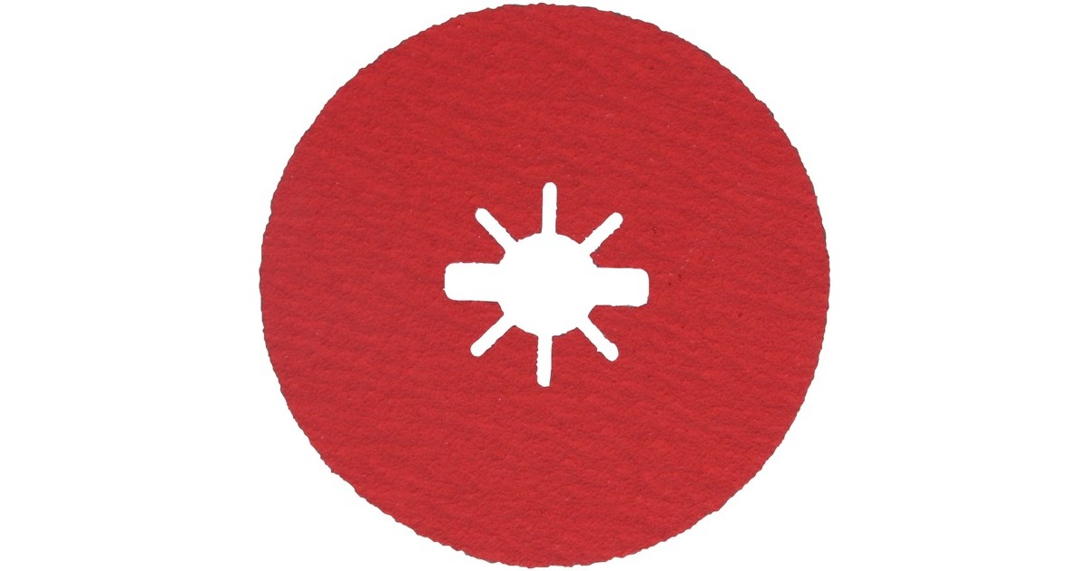 Bosch X-LOCK Fiberschleifscheibe R780 Best for Metal and Inox, Ø 125mm, K120(Bohrung 22,23mm)