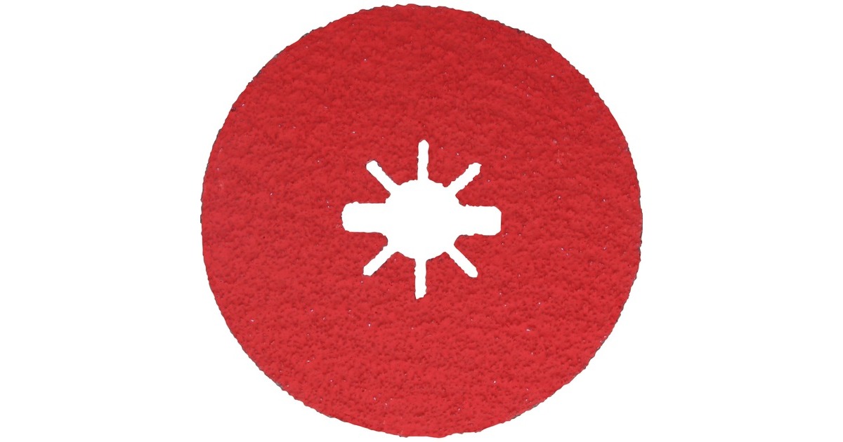 Bosch X-LOCK Fiberschleifscheibe R780 Best for Metal and Inox, Ø 125mm, K36(Bohrung 22,23mm)