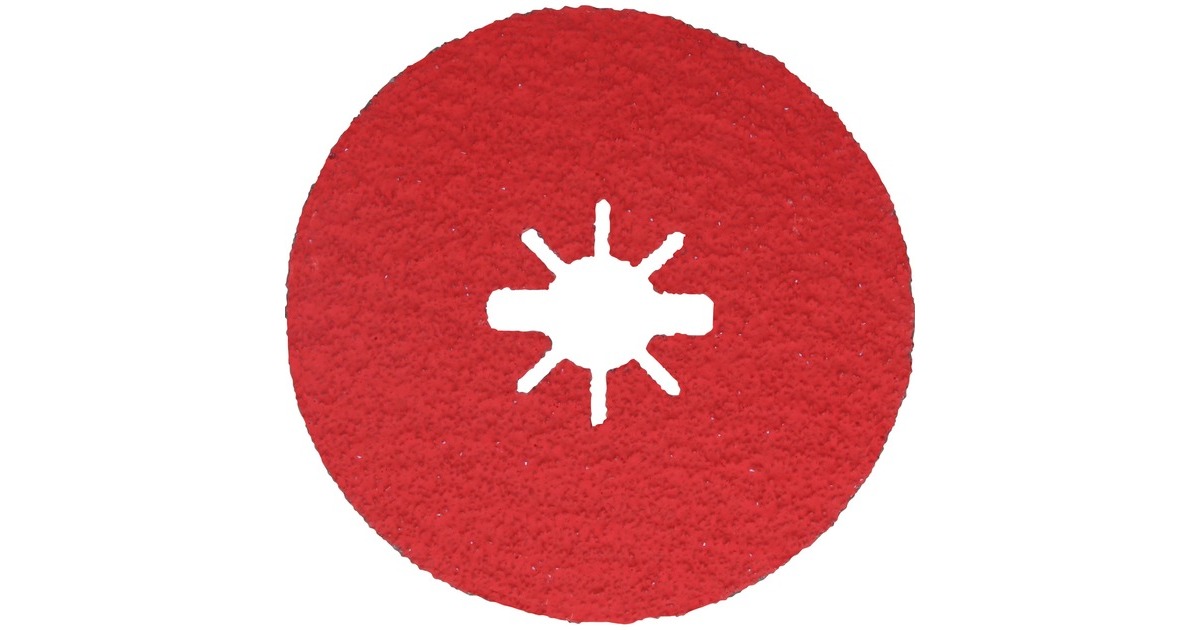 Bosch X-LOCK Fiberschleifscheibe R780 Best for Metal and Inox, Ø 125mm, K50(Bohrung 22,23mm)