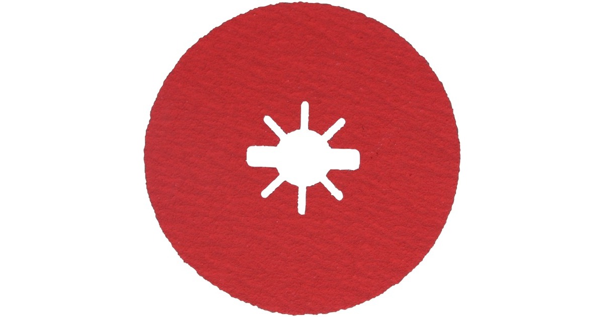 Bosch X-LOCK Fiberschleifscheibe R780 Best for Metal and Inox, Ø 125mm, K60(Bohrung 22,23mm)