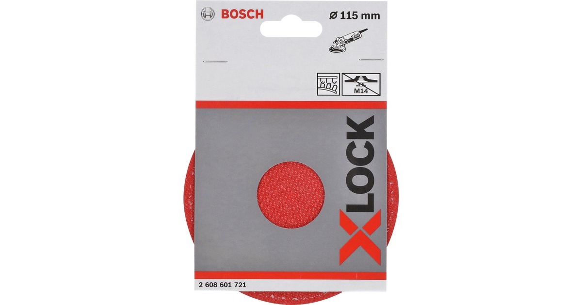 Bosch X-LOCK Stützteller Klettverschluss, Ø 115mm, Schleifteller