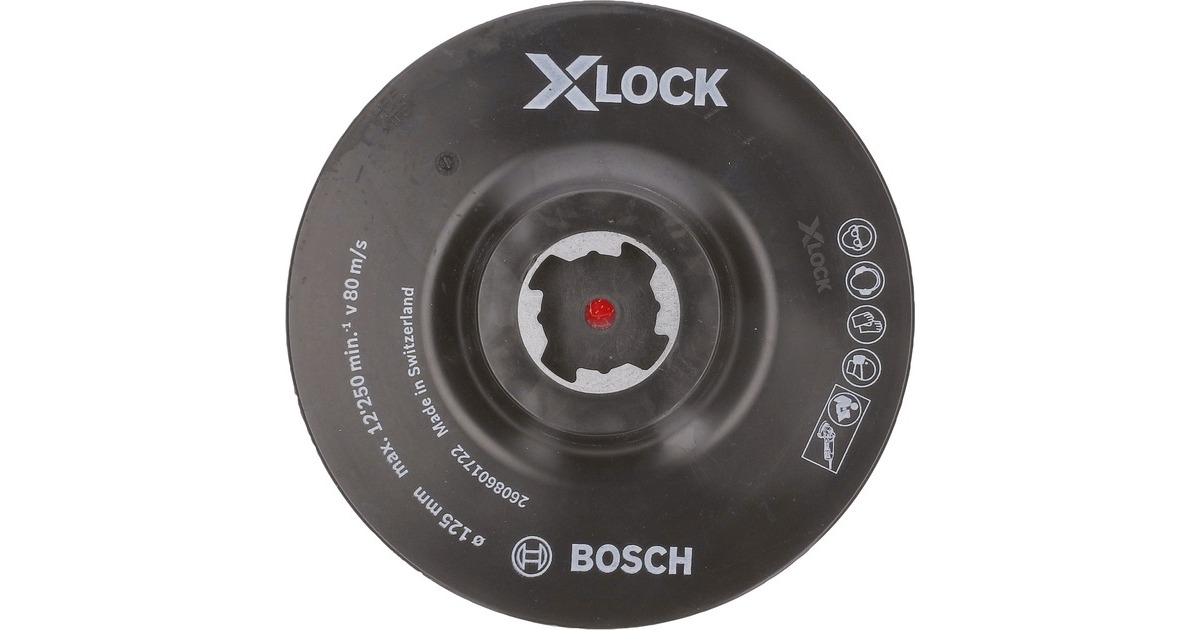 Bosch X-LOCK Stützteller Klettverschluss, Ø 125mm, Schleifteller