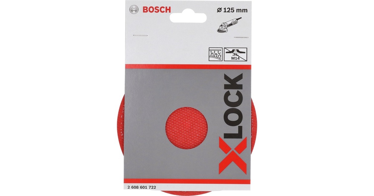 Bosch X-LOCK Stützteller Klettverschluss, Ø 125mm, Schleifteller