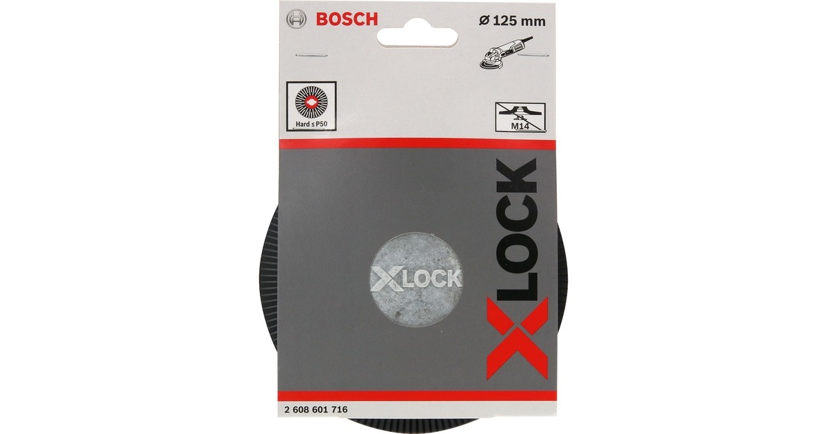 Bosch X-LOCK Stützteller hart, Ø 125mm, Schleifteller