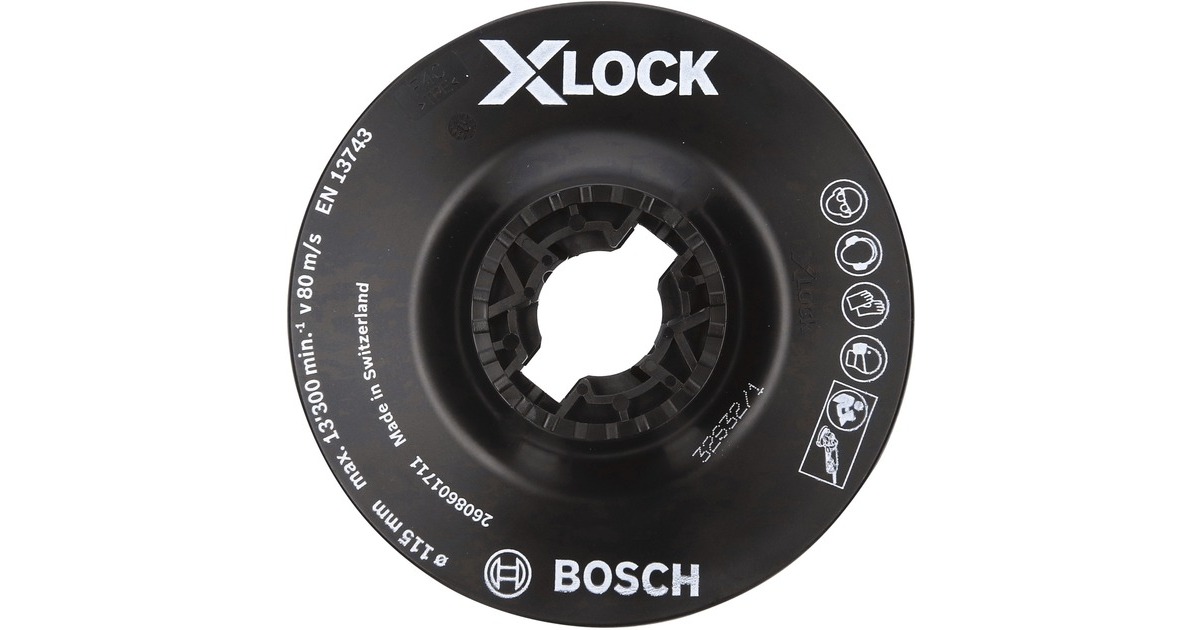 Bosch X-LOCK Stützteller weich, Ø 115mm, Schleifteller