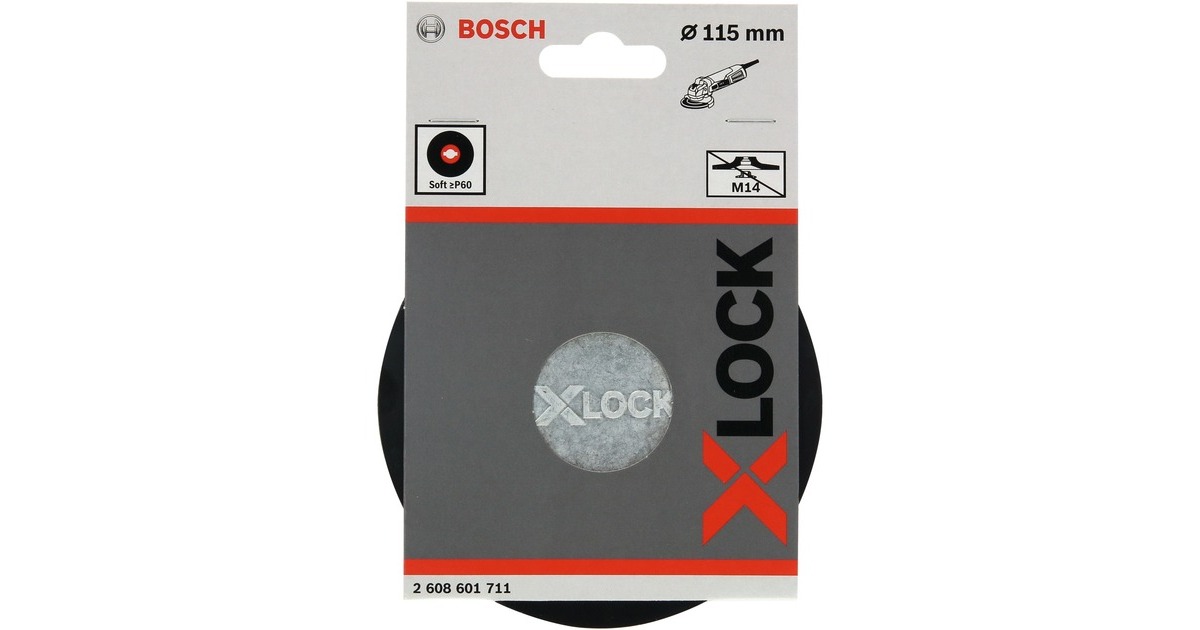 Bosch X-LOCK Stützteller weich, Ø 115mm, Schleifteller
