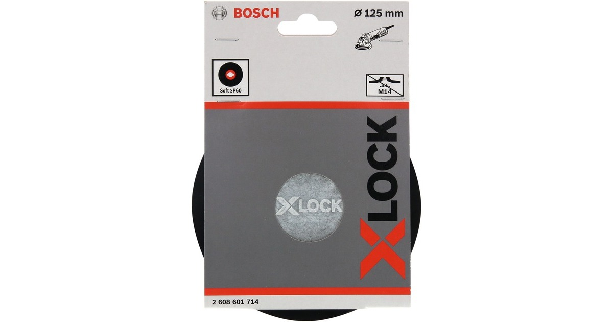 Bosch X-LOCK Stützteller weich, Ø 125mm, Schleifteller
