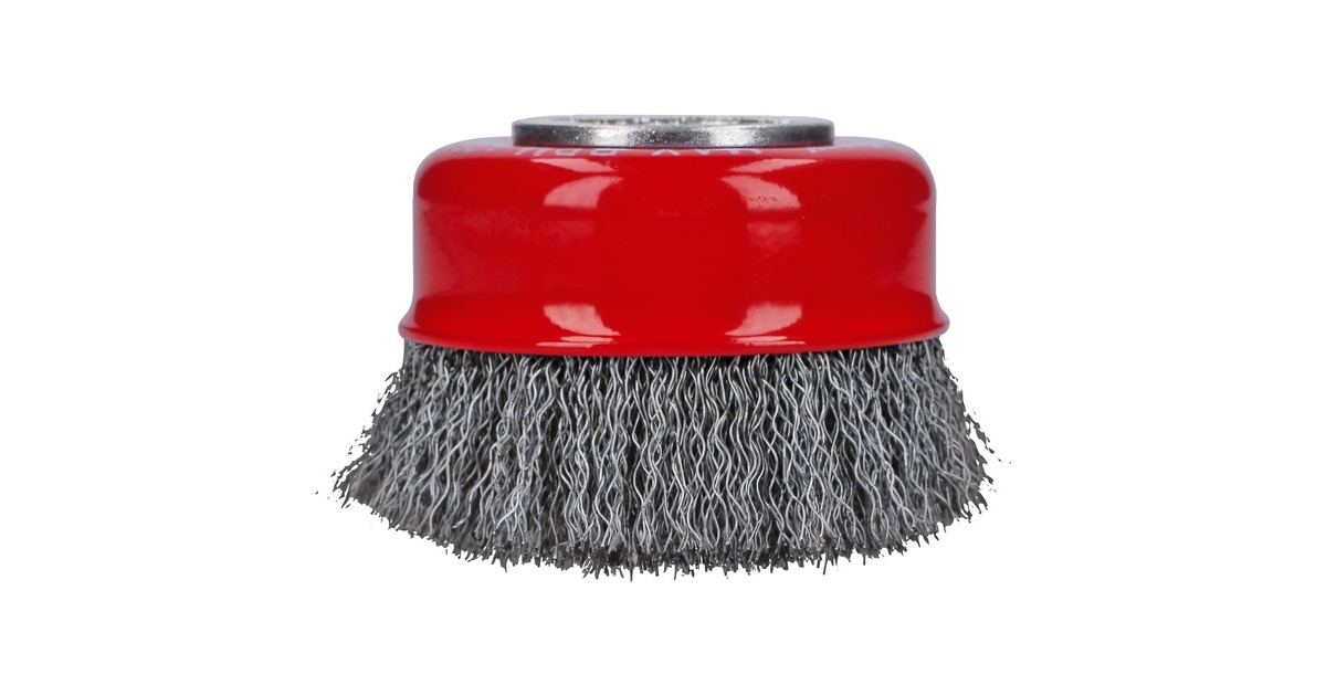 Bosch X-LOCK Topfbürste Clean for Metal, Ø 75mm, gewellt(0,3mm Stahldraht, für X-LOCK Winkelschleifer)