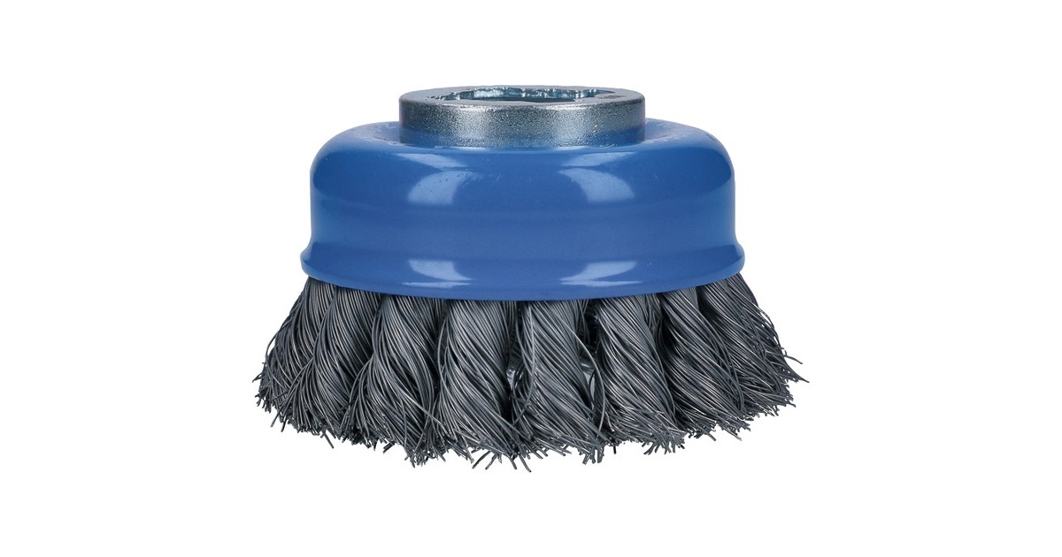 Bosch X-LOCK Topfbürste Heavy for Metal, Ø 75mm, gezopft(0,35mm Stahldraht, für X-LOCK Winkelschleifer)