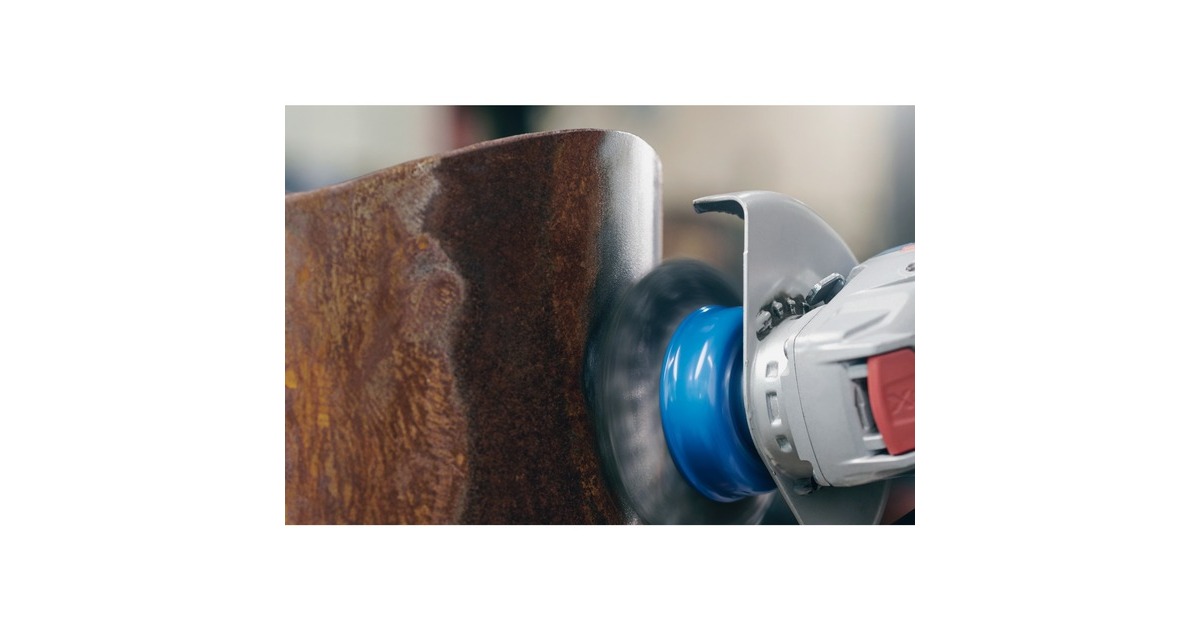 Bosch X-LOCK Topfbürste Heavy for Metal, Ø 75mm, gezopft(0,35mm Stahldraht, für X-LOCK Winkelschleifer)