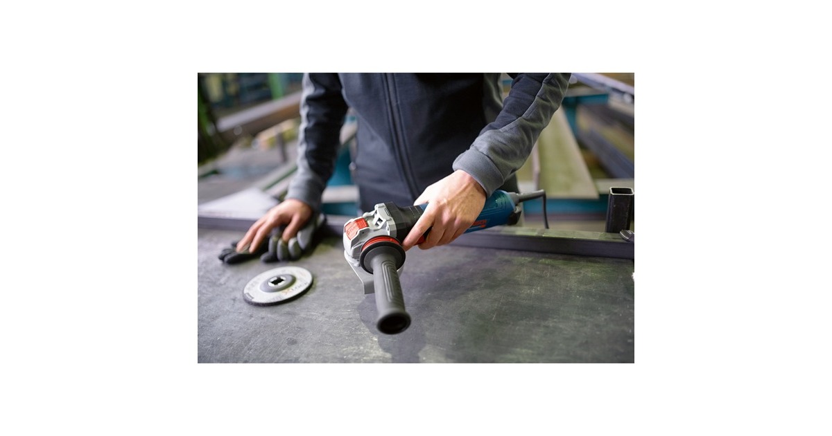 Bosch X-LOCK Winkelschleifer GWX 14-125 S Professional(blau/schwarz, 1.400 Watt)