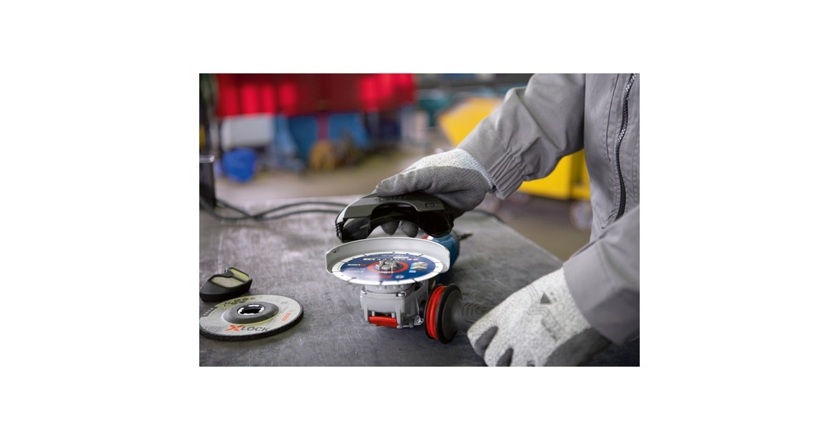 Bosch X-LOCK Winkelschleifer GWX 14-125 S Professional(blau/schwarz, 1.400 Watt)