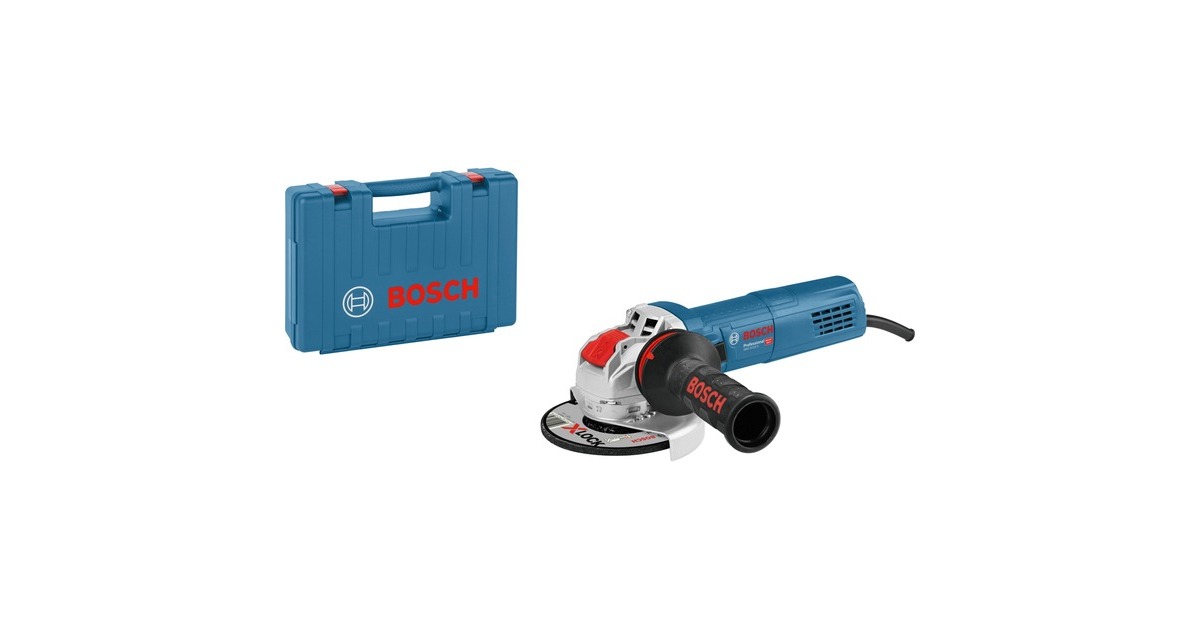 Bosch X-LOCK Winkelschleifer GWX 9-115 S Professional(blau, 900 Watt)