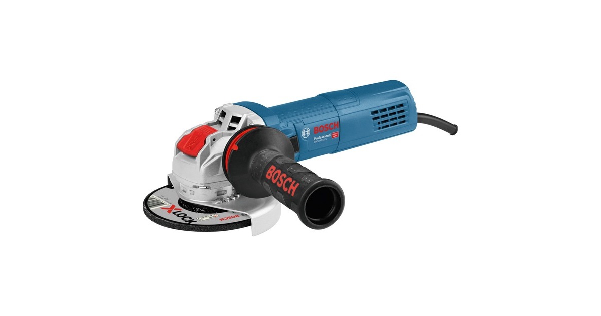 Bosch X-LOCK Winkelschleifer GWX 9-115 S Professional(blau, 900 Watt)
