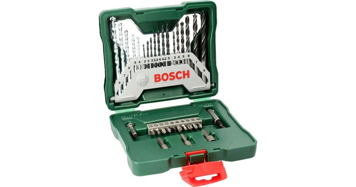 Bosch X-Line Bohrer- und Schrauber-Set, 33-teilig, Bohrer- & Bit-Satz(grün)