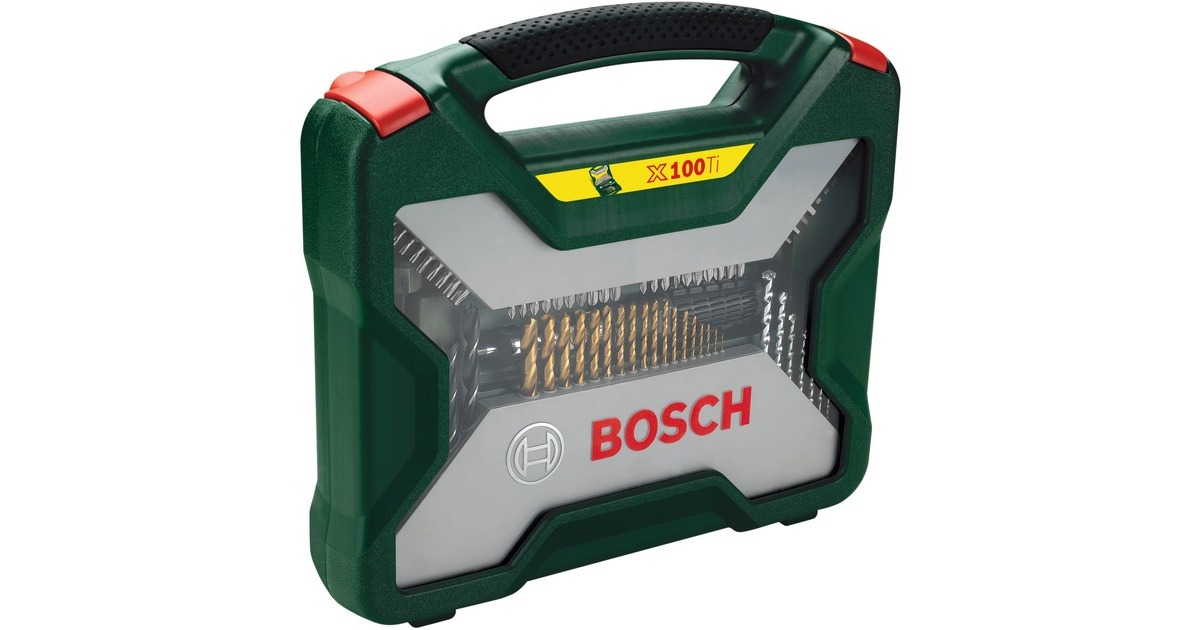 Bosch X-Line Titanium Bohrer- und Schrauber-Set, 100-teilig, Bohrer- & Bit-Satz(grün)