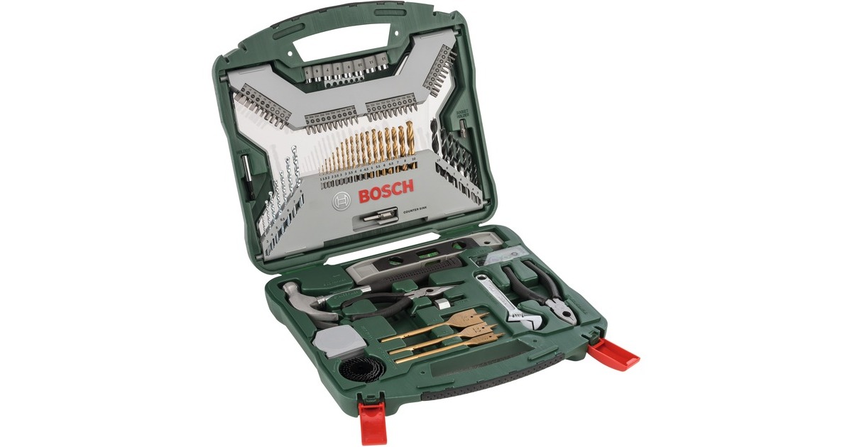 Bosch X-Line Titanium Bohrer- und Schrauber-Set, 103-teilig, Bohrer- & Bit-Satz(grün)