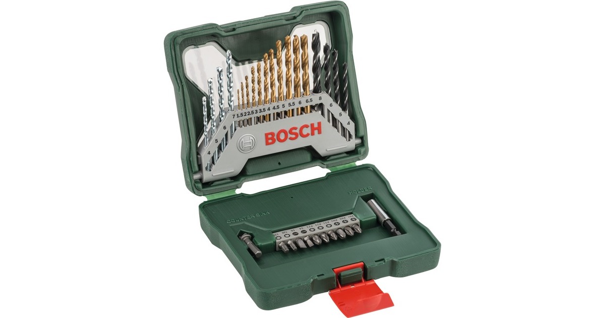 Bosch X-Line Titanium Bohrer- und Schrauber-Set, 30-teilig, Bohrer- & Bit-Satz(grün)