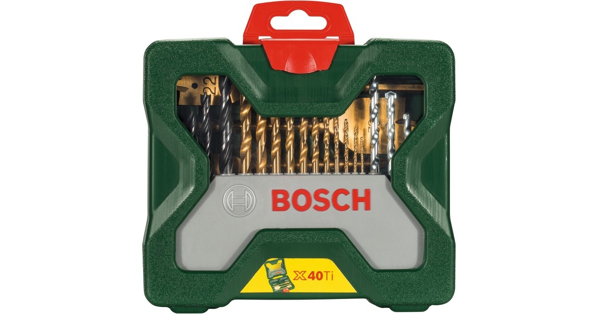 Bosch X-Line Titanium Bohrer- und Schrauber-Set, 40-teilig, Bohrer- & Bit-Satz(grün)