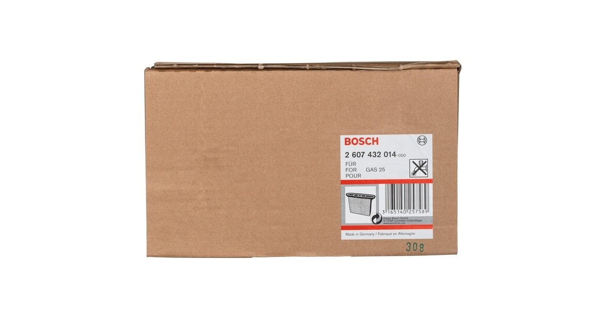 Bosch Zellulose-Faltenfilter, für GAS 25 L SFC