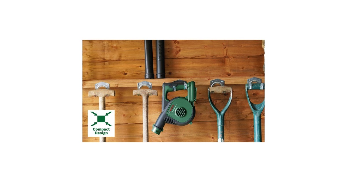 BoschAkku-Laubbläser Universal LeafBlower 18V-130 Solo, 18Volt, Laubgebläse(grün/schwarz, ohne Akku und Ladegerät, POWER FOR ALL ALLIANCE)